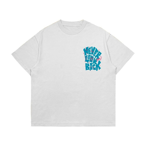 T-shirt court Boxy délavé à l'acide pour hommes en gros 100% coton T-shirt blanc vintage lourd style délavé - Product Image 2