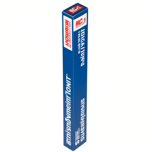 ELEMENT SYSTEM Rail mural en acier et aluminium blanc de 500 mm avec perforation double rangée, lot de 2 - Product Image 3