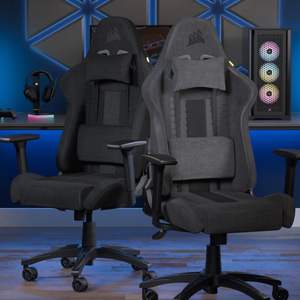 Chaise de jeu décontractée, taille unique, chaise d'ordinateur pivotante en cuir noir réglable pour adulte - Product Image 6