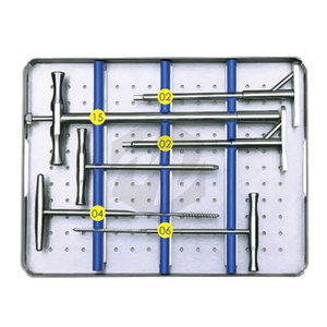 Juego de Extracción de Tornillos Rotos Ortopédicos Personalizado de Alta Calidad, Kit de Instrumentos de Extracción Manual Reutilizables de Acero Inoxidable - Product Image 3