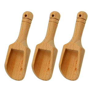 Acacia Wood Scoop Spoon Eco-friendly Wooden Scoop Wooden <b>Salt</b> Spoon Best Selling Wood Scoop Spoon - Product Image 5