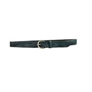 100% artesanías italianas hombre cinturón de cuero genuino 35 mm de ancho mano arrugada corte crudo dentado cinturones de diferentes colores - Product Image 4