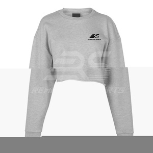 เสื้อครอปผู้หญิงระบายอากาศคุณภาพสูงแบบกําหนดเอง | เสื้อครอปแขนสั้นเรียบง่ายราคาถูกสําหรับผู้หญิง - Product Image 3