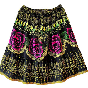 Nuevo diseño estilo isleño Micronesia falda Chuuk Guam Marshall Hawaii Mumu bordado 100% telas de algodón faldas - Product Image 1