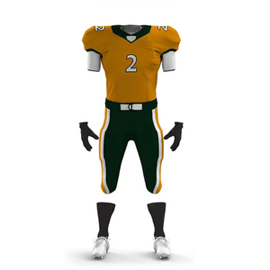 Vêtements de sport de haute qualité à bas prix, uniforme de football américain respirant, taille plus, manches trois quarts, uniforme de football américain - Product Image 2