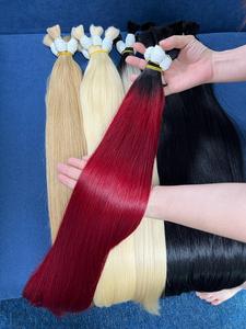 ผมต่อคุณภาพดีที่สุด 10A SDD เวอร์จิ้น เรมี่ แท้ 100% แบบเส้นเดี่ยว ตรง สีธรรมชาติ ผมเวียดนาม ขายส่งจำนวนมาก - Product Image 2