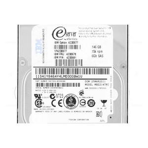Disque dur IBM 42D0678 146 Go 15 000 tr/min 6G SAS 2,5 SFF HOT-SWAP, capacité de 146 Go, 15 000 tr/min, interface 6G SAS, 2,5 pouces, outil de tournage - Product Image 4
