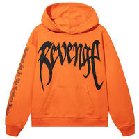 Sweat-shirts personnalisés pour hommes en mélange polyester/coton, imprimés en relief, sérigraphiés, coupe oversize, épaules tombantes, collection automne