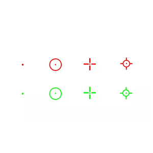 Red Win crossbones 1x34 Red Dot đa kẻ ô Red & Green chiếu sáng không thấm nước Red Dot phạm vi - Product Image 6