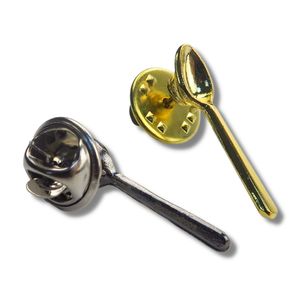 Alfileres de solapa de diseño bonito personalizado alfileres de esmalte divertidos estilo cuchara pulida - Product Image 6