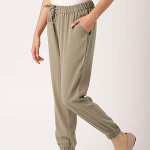 Pantalones Deportivos de Mujer de Cintura Alta con Bolsillos, Estilo Jogger, para Entrenamiento, Invierno, Estilo Informal, Tela de Lona - Product Image 2