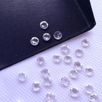 Diamants de laboratoire certifiés IGI, taille rose fantaisie, 3mm-6mm, 1.00 à 5.00 carats, clarté VVS, couleur E, perçés au laser, pour bijoux personnalisés