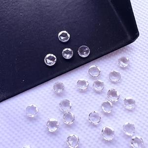 เพชรทรงแฟนซีโรสคัท 1.00 ถึง 5.00 กะรัต ความสะอาดระดับ VVS รับรองโดย IGI เพชรเพาะเลี้ยงในห้องปฏิบัติการ สี E เจาะด้วยเลเซอร์สำหรับเครื่องประดับสั่งทำพิเศษ - Product Image 5