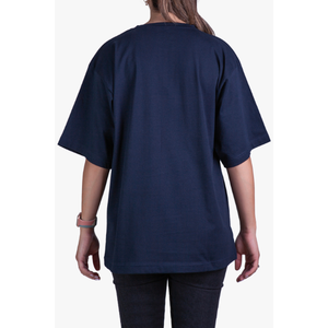 Camiseta Unisex Extra Grande de Alta Calidad - Azul Marino, Corte Relajado y Cómodo, Suministro al por Mayor, Hecho en Turquía - Product Image 2