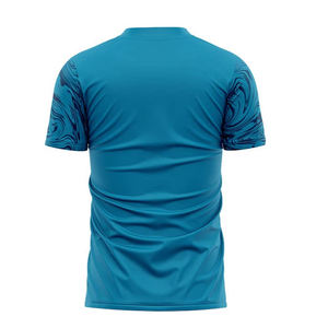 Maillot de football personnalisé avec logo, nom et numéro, respirant, séchage rapide, 100% polyester, maillot d'équipe de football - Product Image 3