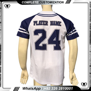 Maillots de baseball personnalisés de qualité supérieure avec logo personnalisé, options de tissu, de taille et de couleur pour hommes et adultes - Product Image 3