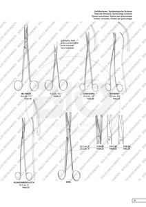 Premium Quality DIETHRICH Vascular Scissors Angled 90 <b>Blade</b> Length 12 mm Sharp Sharp 170 mm 6.34" Thoracic <b>Surgical</b> Scissors - Product Image 4