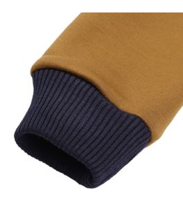 Sudaderas con capucha de algodón para hombre con diseño de retazos Cierre de cremallera Ropa deportiva informal Hecho en Pakistán - Product Image 4