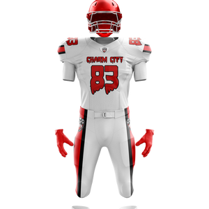 Conjunto de ropa de fútbol americano personalizable, pantalones y calcetines de Jersey transpirables con nombre de jugador y logotipo, opciones de talla grande de alta calidad - Product Image 1