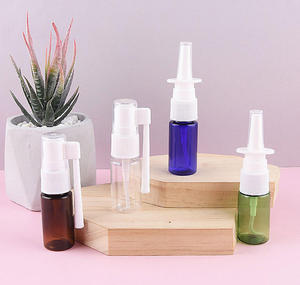 Mini Botella de Spray Nasal de 10 ml, Color Ámbar, para PET/PP Azul Verde, con Tapa, Sellado con Cepillo y Serigrafía para Uso Médico - Product Image 6