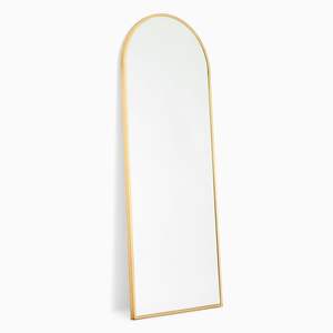 Modern Butterfly Detail <b>Full</b> <b>Length</b> Arched <b>Gold</b> <b>Mirror</b> For Stylish Bedroom And Interior Decoration - Product Image 3