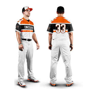 ชุดเสื้อเบสบอลคอวีระบายอากาศได้ดีชุดเสื้อกีฬาปรับแต่งได้ - Product Image 1