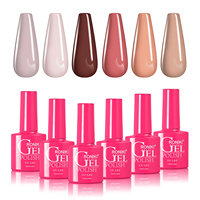 RONIKI-Ensemble de Vernis à Ongles UV Semi Permanent, 6 Pièces, 7ml