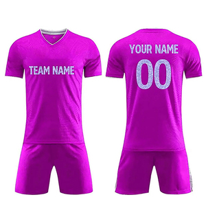 Foot Ball Jersey Nouveau Oem Youth Uniforme de football personnalisé Maillot personnalisé Sports d'équipe T-shirt sec complet imprimé pour garçon - Product Image 6
