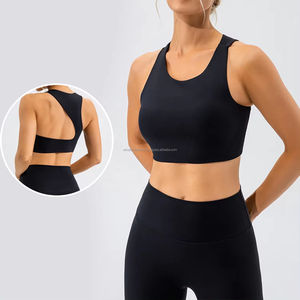 Soutien-gorge de sport respirant à dos nu Essentiels d'entraînement confortables - Product Image 1