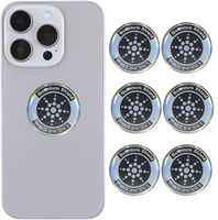 Autocollants en PVC de protection contre les radiations aux ions négatifs, autocollants anti-radiations pour téléphone portable et ordinateur, OEM pour téléphones et ordinateurs portables en stock