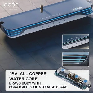 Durable 5 Function <b>Shower</b> <b>Set</b> JSS01018 Grey Digital Temperature Display Brass Valve Wholesale Price Global Export MOQ - Product Image 3