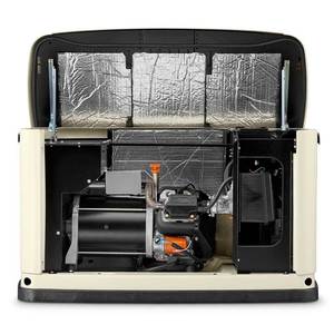 Générateur de secours Generac 70771 20/17 kW refroidi par air, système de démarrage automatique par lanceur, 24V, 10A, pour usage domestique, boîtier en aluminium - Product Image 5