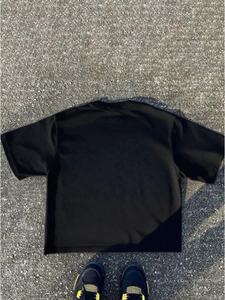 Camiseta de Moda con Estampado Gráfico Extra Grande, Estilo Casual Urbano, de Algodón, Corte Holgado, Manga Corta, Unisex, Hip Hop, para Hombre - Product Image 2