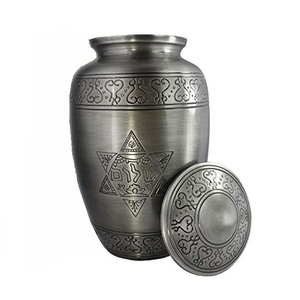 Latest Metal Cremation Urns for <b>Funeral</b> <b>Supplies</b> Durable Metal Cremation <b>Funeral</b> Urns Solid Memorial Ashes Urn for Burial - Product Image 4