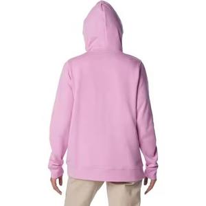 Sweat-shirts à manches longues surdimensionnés pour femmes, couleur rose unie, impression personnalisée sur le devant - Product Image 3