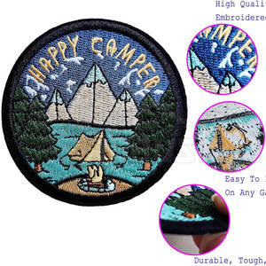 Parches Bordados Termoadhesivos, Redondos, Colores Personalizados, Ligeros, para Decoración de Prendas - Product Image 4