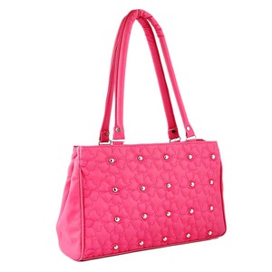 กระเป๋าถือแฟนซีสำหรับผู้หญิง (6848) - สีชมพู - Product Image 1