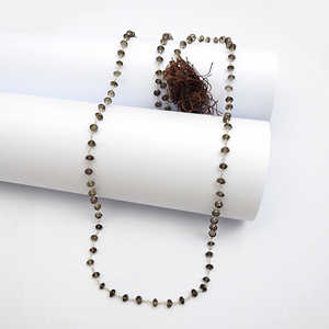 Pierre de Quartz Fumé Ronde en Argent Sterling Massif 925 Ethnique Boho Cluster Femme Collier Disponible à Prix Raisonnable pour les Filles - Product Image 3