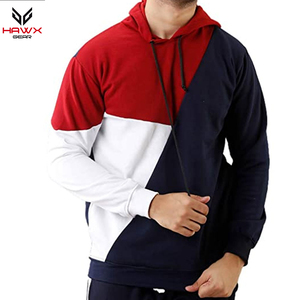 Léger séchage rapide hommes pull à capuche mode impression hiver saison polaire tissu doublé solide brodé ODM en gros pour - Product Image 1
