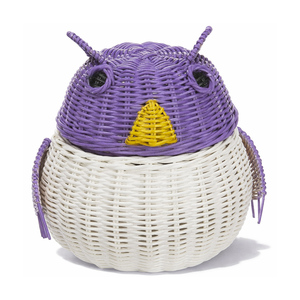 Kids toy organizer hampers ready to ship handmade natural rattan hamper <b>basket</b> for <b>babies</b> room - Product Image 3