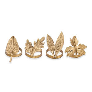 Anneaux de serviette dorés en métal, élégants, best-sellers, personnalisés en design, fantaisie, plaqués or de haute qualité - Product Image 2