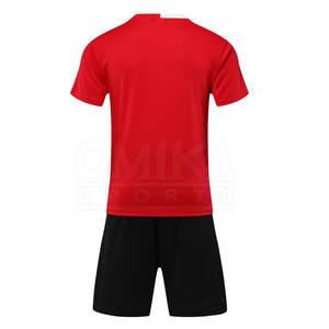 Pantalones cortos de fútbol unisex superventas, uniforme transpirable de alta calidad, secado rápido, diseño personalizado, técnica de sublimación, conjuntos de Nombres de equipo - Product Image 2