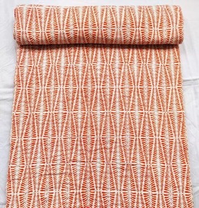 Direct Factory Supply Indian Handstitched Boho Vintage Cotton <b>Kantha</b> <b>Quilts</b> Retro Home Decor Printed Coverlet for Bedroom Hotel - Product Image 2