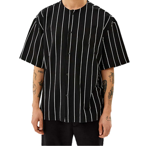 Nouveau design de maillot de baseball pour hommes de haute qualité couleur personnalisée anti-UV 100% polyester pour adultes pour chaud - Product Image 3