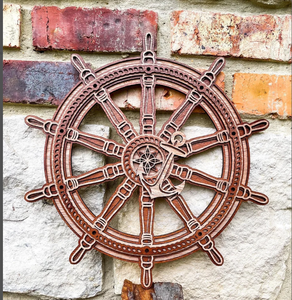 Handmade Creations Laser Cut Nautical File 3D Wooden <b>Ship</b> Laser Router Best Nautical <b>Ship</b> <b>Wheel</b> Handmade Decor - Product Image 2