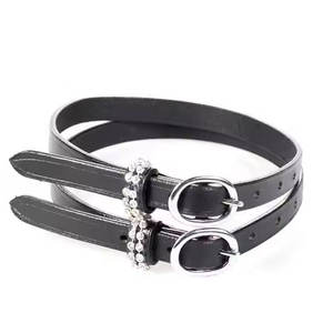 High Quality Custom Made Equestrian Spur <b>Straps</b> 1 Pair Handmade Genuine Leather Horse Riding Gear <b>Adjustable</b> <b>Straps</b> Western - Product Image 5