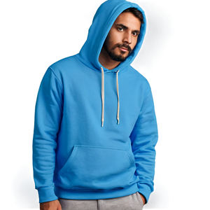 Sudaderas con capucha de algodón 100% para hombre, jersey para correr de estilo callejero, forro polar de invierno cálido bordado para correr, deportes, Hoodi Basics holgados - Product Image 1