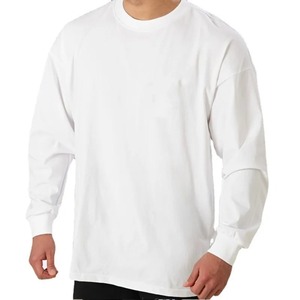 Camiseta informal holgada para hombre, camiseta de manga larga para gimnasio, Otoño, Fitness, camisetas deportivas para correr para hombre, ropa de calle de moda, sudadera - Product Image 5