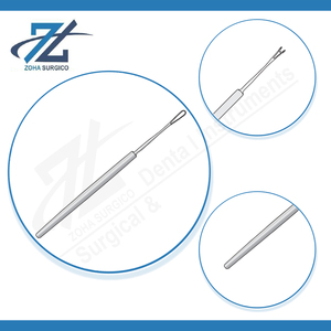 Instrumentos Quirúrgicos de Acero Inoxidable Rectos de 140 mm con Bucle Largo y Punta Roma, Reutilizables, para Cirugía General - Product Image 4