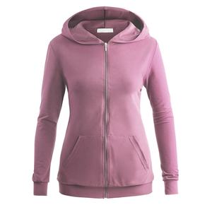 Sweat à capuche Streetwear personnalisable pour femmes avec manches longues et poches zippées | Sweat-shirt décontracté nouveau design pour les activités de plein air - Product Image 1